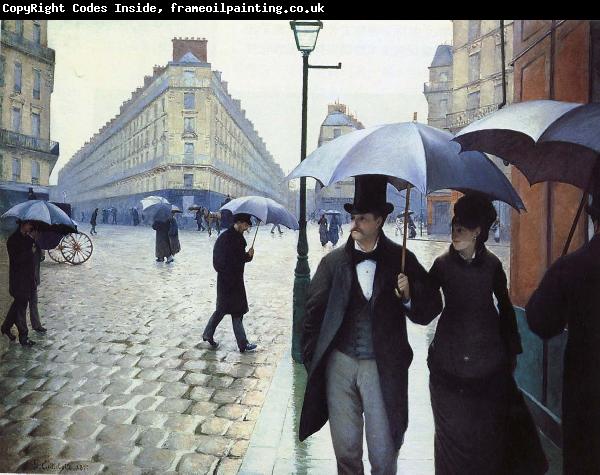 Gustave Caillebotte Paris, rain